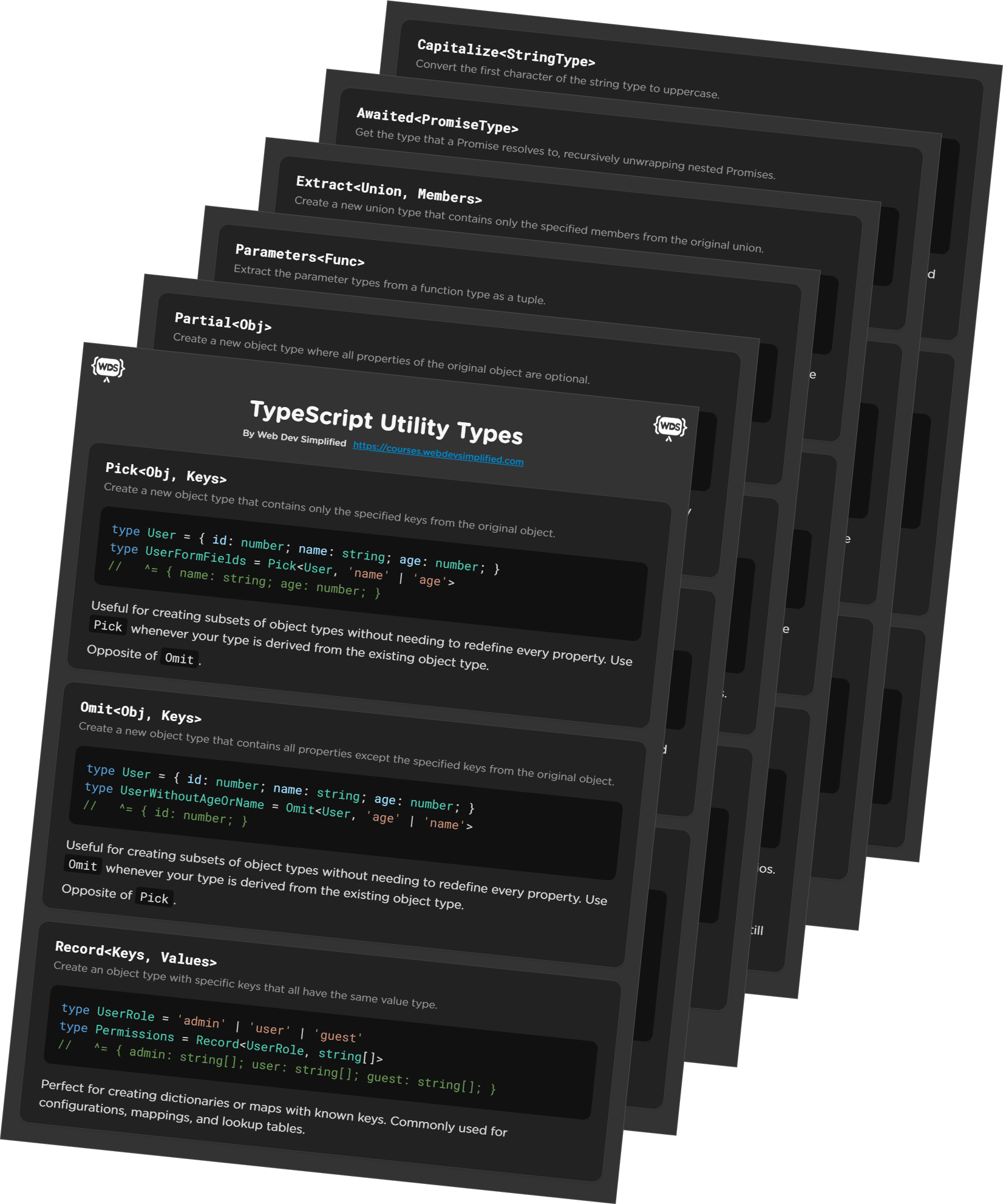 TypeScript Utility Types Cheat Sheet
Preview